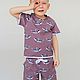 Заказать Костюм Акулята. Leopollykids. Ярмарка Мастеров. . Футболки и топы Фото №3