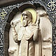 Резная икона Святой князь Даниил Московский, Иконы, Новосибирск,  Фото №1