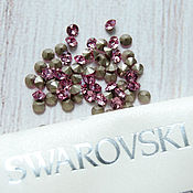 14х10 мм Швензы гвоздики пуссеты для кристалла Swarovski 4320 родий