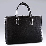 Сумки и аксессуары handmade. Livemaster - original item Genuine ostrich leather folder bag IMS0503B. Handmade.