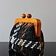 Tweed bag Tweed handbag on a wooden clasp. Clasp Bag. Olga'SLuxuryCreation. Online shopping on My Livemaster.  Фото №2