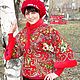 Куртка из платков с мехом норки. Куртки. Юлия. Интернет-магазин Ярмарка Мастеров.  Фото №2