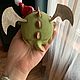 Елочная игрушка «дракон». Елочные игрушки. Таня Скуматова. Интернет-магазин Ярмарка Мастеров.  Фото №2