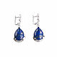 Order Earrings with lapis lazuli in silver, buy silver lapis lazuli earrings. Irina Moro. Livemaster. . Earrings Фото №3