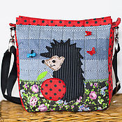 Работы для детей, handmade. Livemaster - original item Bags: Children`s handbag Hedgehog. Handmade.