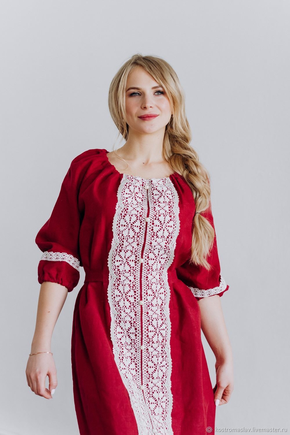 Платье в русском стиле