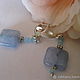 Aquamarine earrings 'a blue sky!'. Necklace. Rimliana - the breath of the nature (Rimliana). My Livemaster. Фото №6