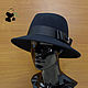 Order Stylish women's felt hat Fedora. Black and 5 colors. Mishan (mishan). Livemaster. . Hats1 Фото №3