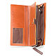 Leather travel wallet with RFid protection (brown). Purse. Russian leather Guild. Online shopping on My Livemaster.  Фото №2