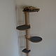 Post-scratching post with shelves 'Katie-2'. Scratching Post. VIMBESK. My Livemaster. Фото №4