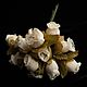  белые розы Италия, Цветы искусственные, Москва,  Фото №1