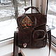 Bag purse tablet leather with engraving to order. Tablet bag. Innela- авторские кожаные сумки на заказ.. My Livemaster. Фото №6