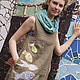 Dress-boho 'With the fishes'. Dresses. Алена Тимофеева (indeeza). Online shopping on My Livemaster.  Фото №2