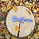 Галстук-бабочка "Обнимая небо". Галстуки. Bowtie by Veolet. Ярмарка Мастеров.  Фото №4