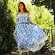 Stylish summer dress 'FACE' with silk lace, Dresses, Tashkent,  Фото №1