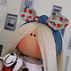 Куколка с енотом. Интерьерная кукла. Екатерина Кирсанова (ekaterinakirsanova-fairydolls). Интернет-магазин Ярмарка Мастеров.  Фото №2