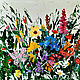 Order  Painting wildflowers ' Abstract wildflowers'. lana-zalts. Livemaster. . Pictures Фото №3
