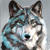 Картины и панно handmade. Livemaster - original item The Snow Wolf. Handmade.