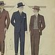Моды сезона № 1 Мужские фасоны сезон 1929 года. Схемы для шитья. EcoLife_23. Ярмарка Мастеров.  Фото №4