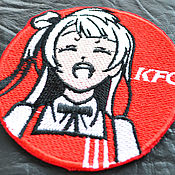Материалы для творчества handmade. Livemaster - original item Cool Anime Clothing Patch KFS Chevron patch. Handmade.