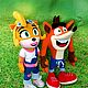 Крэш бандикут (Crash Bandicoot). Мягкие игрушки. Боченкова Анна (lolki). Ярмарка Мастеров.  Фото №5