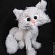 Cat Murzik knitted frame toy. Stuffed Toys. Made in Arkhangelsk (madeinarh). Online shopping on My Livemaster.  Фото №2