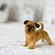 Брюссельский гриффон миниатюрный щенок. Мини фигурки и статуэтки. Lovely Toys (Таша). Ярмарка Мастеров.  Фото №5