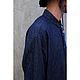 Заказать Костюм мужской из конопляного денима Hemp Denim Oversized Suit Blue. VÄN Studio. Ярмарка Мастеров. . Костюм мужской Фото №3