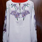 Одежда handmade. Livemaster - original item Women`s embroidered blouse 