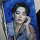 BTS Park Jimin БТС Пак Чимин. Картины. Художник Алена Галайко. Интернет-магазин Ярмарка Мастеров.  Фото №2