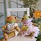 Princesa and the Frog Prince-Teddy interior, Interior doll, Zelenograd,  Фото №1