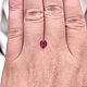 1.03 ct. Рубин кушон. Heated. Мозамбик + гемм. заключение. Кристаллы. Зов Камня - магазин украшений. Ярмарка Мастеров.  Фото №6
