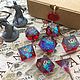 Дайсы, кубики ручной работы для DnD (Dungeons and Dragons) Light Warp. Фишки и кости. Fantasy Minis. Интернет-магазин Ярмарка Мастеров.  Фото №2