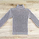 Fleece turtleneck sweater, light grey (No. №695). Mens sweaters. Rogopuh. Online shopping on My Livemaster.  Фото №2