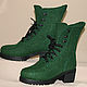 Women's felt boots Spruce. Boots. MMwool (marinamol). My Livemaster. Фото №6