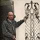 Wrought iron grille for door. Door. Forged Art. My Livemaster. Фото №5