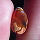 Мексиканский Огненный Опал -2,6 ct (11,5*7,5*5,5 мм). Кабошоны. Сокрытое в Листве. Ярмарка Мастеров.  Фото №4