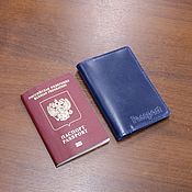 Канцелярские товары handmade. Livemaster - original item Passport cover. Handmade.