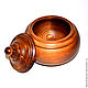 Order A pot-barrel with a lid made of natural cedar. K30. ART OF SIBERIA. Livemaster. . Jars Фото №3