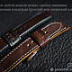 Ремешок для часов, кожа. Ремешок для часов. GM Leather. Ярмарка Мастеров.  Фото №6