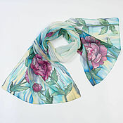 Аксессуары handmade. Livemaster - original item Silk stole 