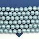 Жемчуг Майорка, голубой, Iridescent Light Blue, 6мм, нить, МА038, Бусины, Санкт-Петербург,  Фото №1