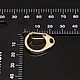Lock carabiner 23.5*18 mm gold plated. Korea (5160). Accessories for jewelry. VivaBeads. Online shopping on My Livemaster.  Фото №2