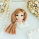 Copy of Copy of Copy of Copy of Copy of Cfrog brooch. Dolls. Marina  Ebert ART. My Livemaster. Фото №6