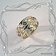 Ring from the series 'Wedding rings -EXCLUSIVE'! emeralds. Rings. MaksimJewelryStudio. My Livemaster. Фото №4