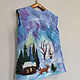 Felted vest 'the Winter's tale.'. Childrens vest. silk wool. My Livemaster. Фото №4