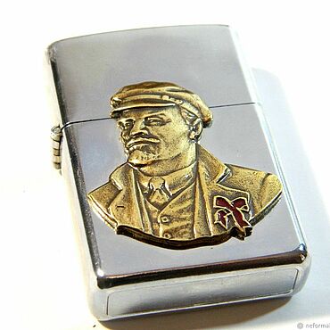 Сувениры и подарки ручной работы. Ярмарка Мастеров - ручная работа Зажигалка Lighters "Ленин" бензин. Handmade.