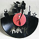 "ROCK" часы из редкой коллекции. Часы классические. vinylclock. Интернет-магазин Ярмарка Мастеров.  Фото №2