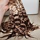 Natural hair for dolls (Ombre 2 colors Amber/Cedar. Doll hair. Hair and everything for dolls. Ярмарка Мастеров.  Фото №6