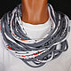 Ventura scarf and necklace. Necklace. decades. My Livemaster. Фото №5
